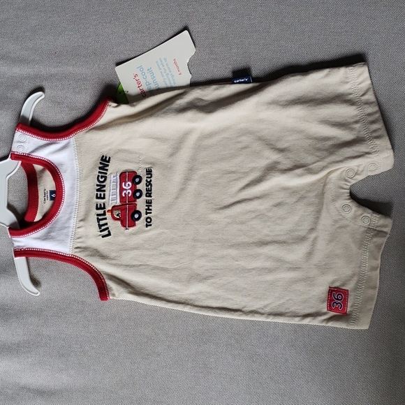 Carter's Other - ⭐NWT Carter's Size 6 Months Tan One Piece Romper